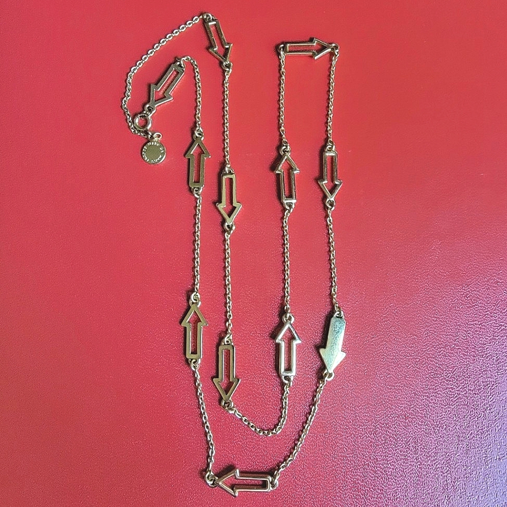 Marc Jacobs Logo Arrows Necklace